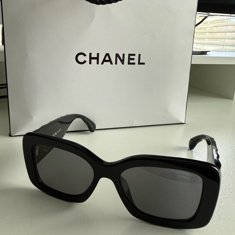 CHANEL 54mm CC Sunglasses
